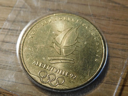 Medaille jeton albertville - medaille,