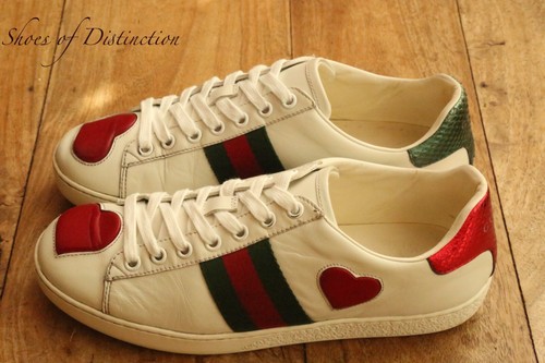 Baskets gucci ace red heart - gucci,
