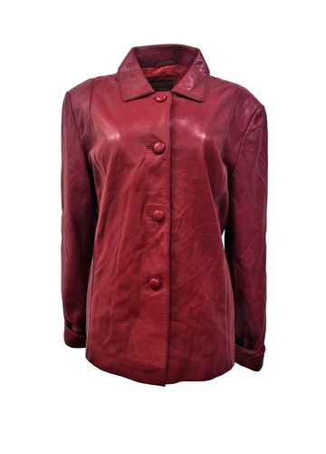 Veste biker cuir vintage - veste,