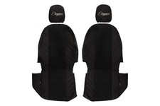 VAN Housses siege pour JUMPER III FIAT DUCATO III BOXER III -23 1+1 NOIR/ROUGE