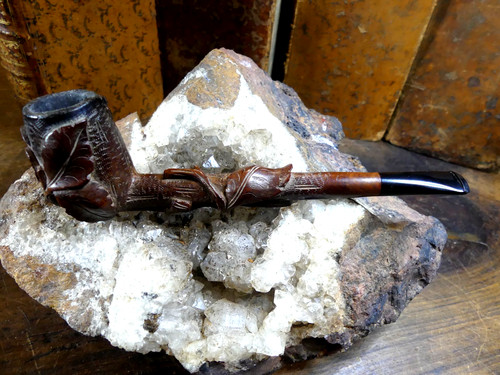 Pipe bois sculpté de - pipe,