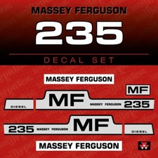 Autocollants remplacement Massey Ferguson 235 MF Diesel–kit décalcomanies