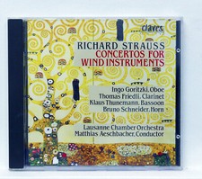 INGO GORITZKI, FRIEDLI - STRAUSS Concertos for wind instruments - CLAVES CD NM