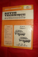 REVUE TECHNIQUE AUTOMOBILE FIAT RITMO  60 65 75 S75 S85 105TC