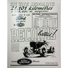 Plaque émaillée : FORD YACCO