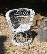 Fauteuil Chaise En rotin Vintage Pour Enfant