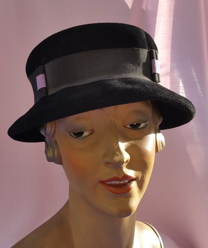 Bibi vintage velours noir - velours,