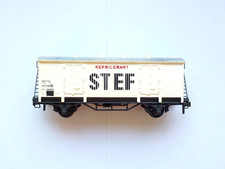 Wagon Hornby Couvert Réfrigérant Marquage Stef Référence 7050