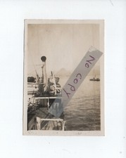 A902 Photo Originale vintage snapshot: Arrivée en bateau à Rio de Janeiro ....