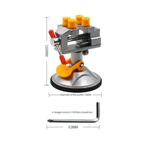 Pratique pour étau rotatif