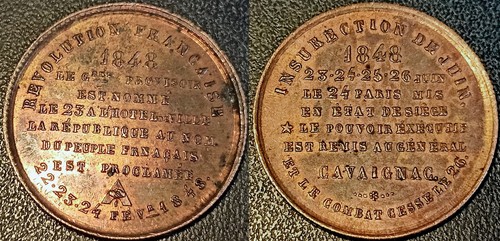 Médaillette révolution de - révolution,