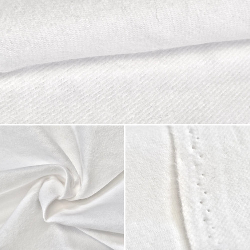 Déco molton blanc 300 - blanc,