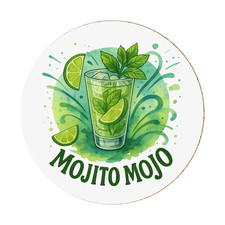 Sous-verre amusant, mojito