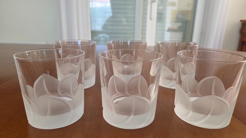 Verres wisky cristal - 6, à
