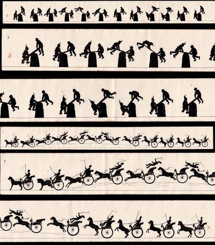 Bande zootrope 1860 1870 - 1860,