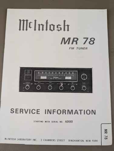 Mcintosh fm tuner - mcintosh,