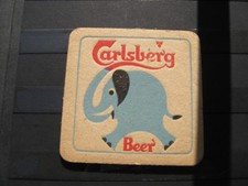 ANCIEN Sous bock bière Carlsberg  éléphant -