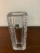 Vase martelé en cristal Daum