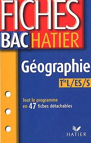 Géographie terminales es - géographie,