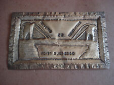 TRAVAIL DE POILU - PLATEAU "SOUVENIR DE CONSTANTINE" - "LE PONT SUSPENDU"