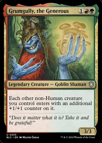 Mtg commander blb grumgully - mtg,