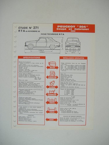 Fiche technique rta 271 - fiche, n°