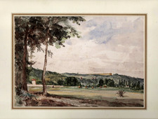 Peinture aquarelle - Paysage -