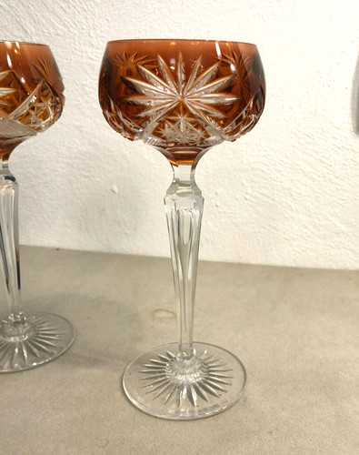 Verre vin cristal doublé - verre,