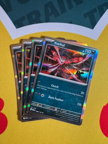 Yveltal pokemon tcg playset - 4x,