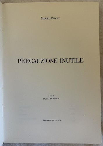 Marcel proust précaution - proust,
