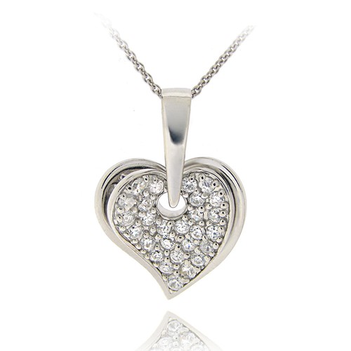 925 argent zircone double - 925,