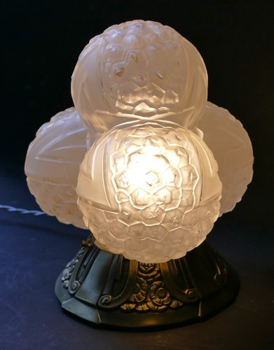 Lampe art déco globe des - art,