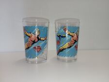 Deux verres à l'effigie du