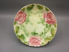 ASSIETTE BARBOTINE ROSES