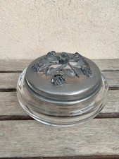 Pot Pourri En Verre Et Étain