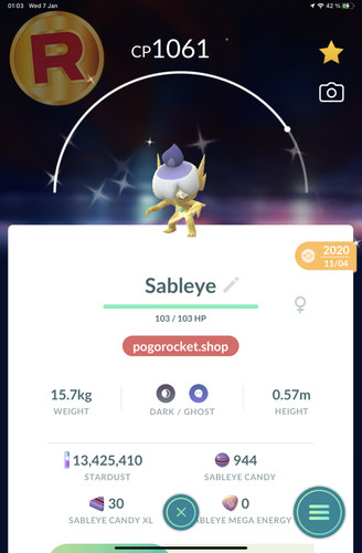 Shiny sableye litwick hat - sableye,