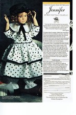 Publicité Advertising 108  1993   poupée Jennifer Rutht Treffeisen trad Franklin