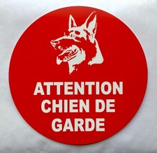 Panneau attention chien - panneau,