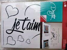 Autocollant  sticker Je T Aime adhésif vinyl Décoration
