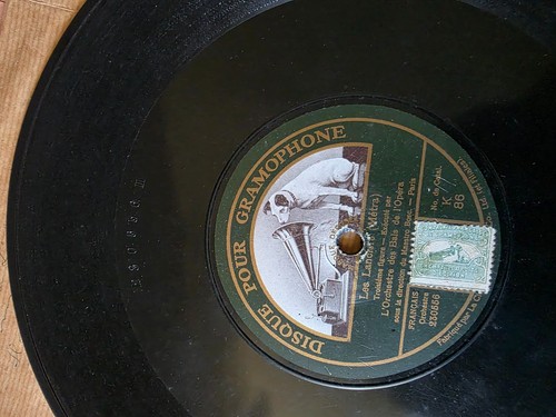 Disque gramophone ancien k - ancien, –