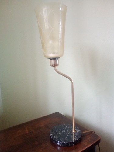 Lampe poser vintage 57cm - poser,