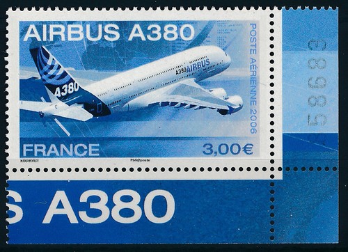 Timbre france 69a - pa, airbus