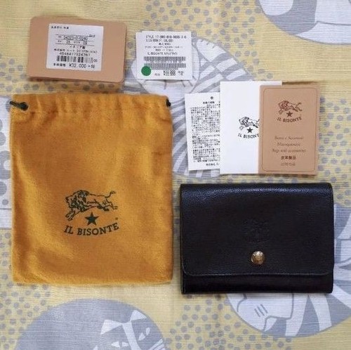 Portefeuille bisonte noir - il,