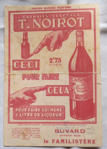 Buvard noirot familistère - -,