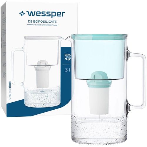 Carafe filtrante verre 5l - carafe, 2,5l
