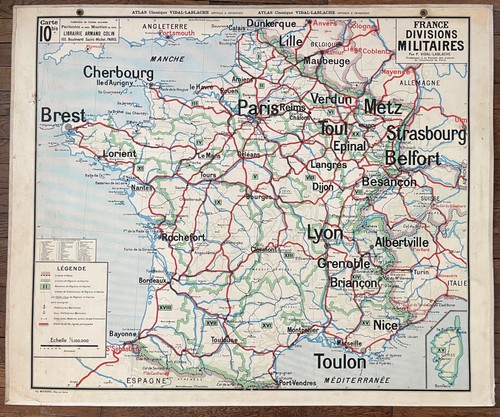 Rare ancienne carte - ancienne,