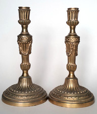 Paire de flambeaux époque