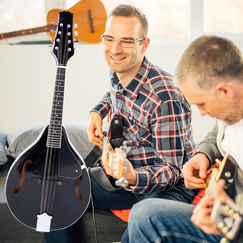 Mandoline cordes noire - cordes, avec