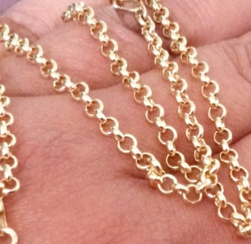 Plaqué carats collier - plaqué, 18