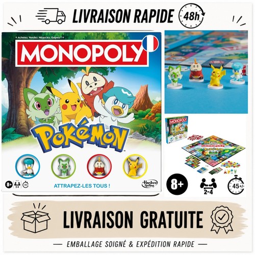 Monopoly pokémon jeu - jeu, de
